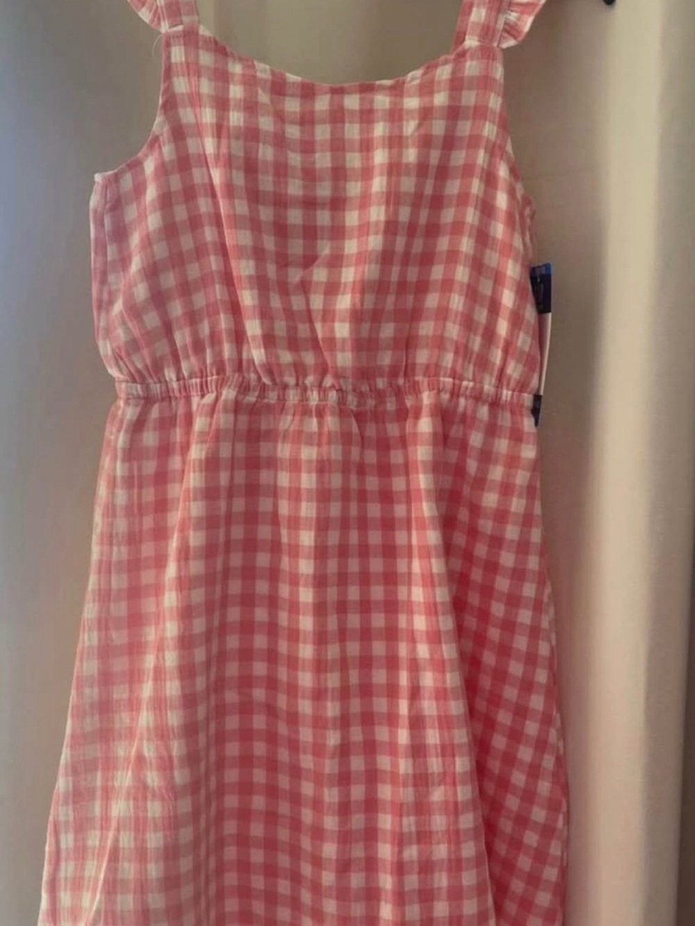 GAP Pink and White Gingham Sundress